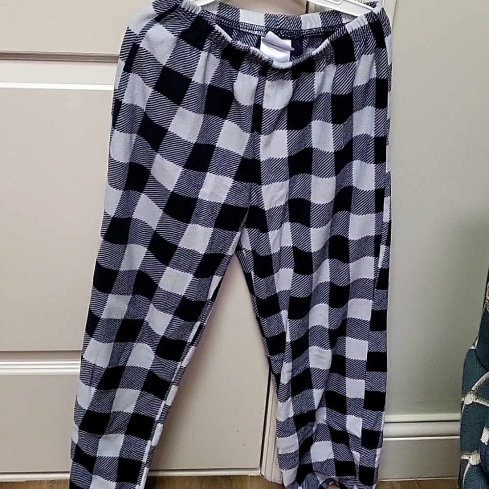 Checked pj style pants for a girl